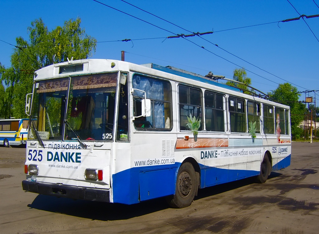 Львов, Škoda 14Tr02/6 № 525