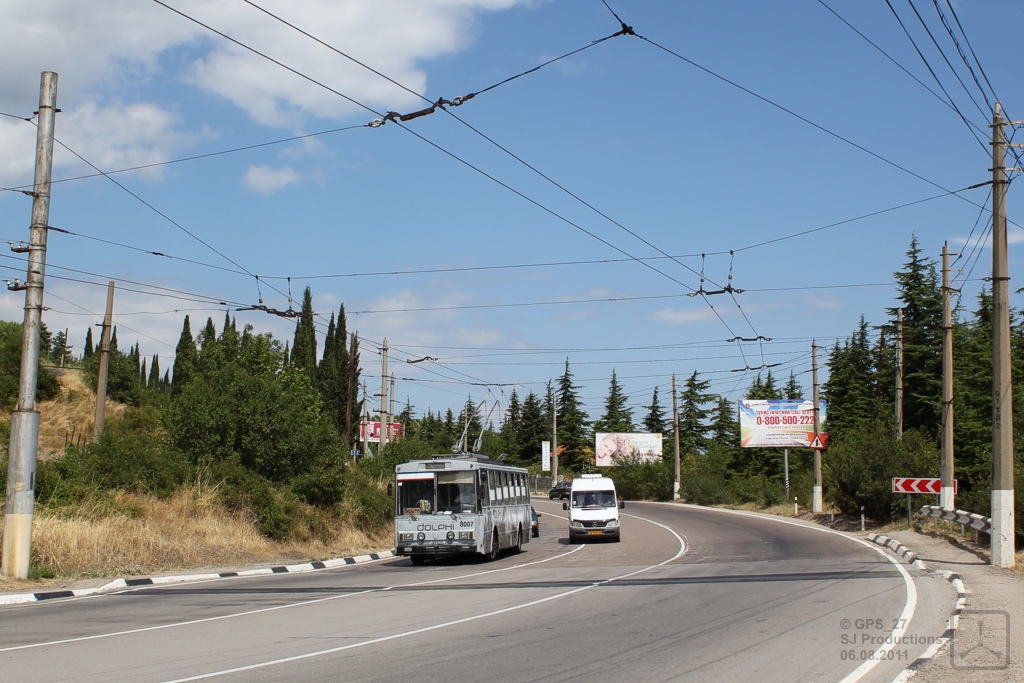 Кримський тролейбус, Škoda 14Tr02/6 № 8007 Кримський тролейбус, Škoda 14Tr02/6 № 8007