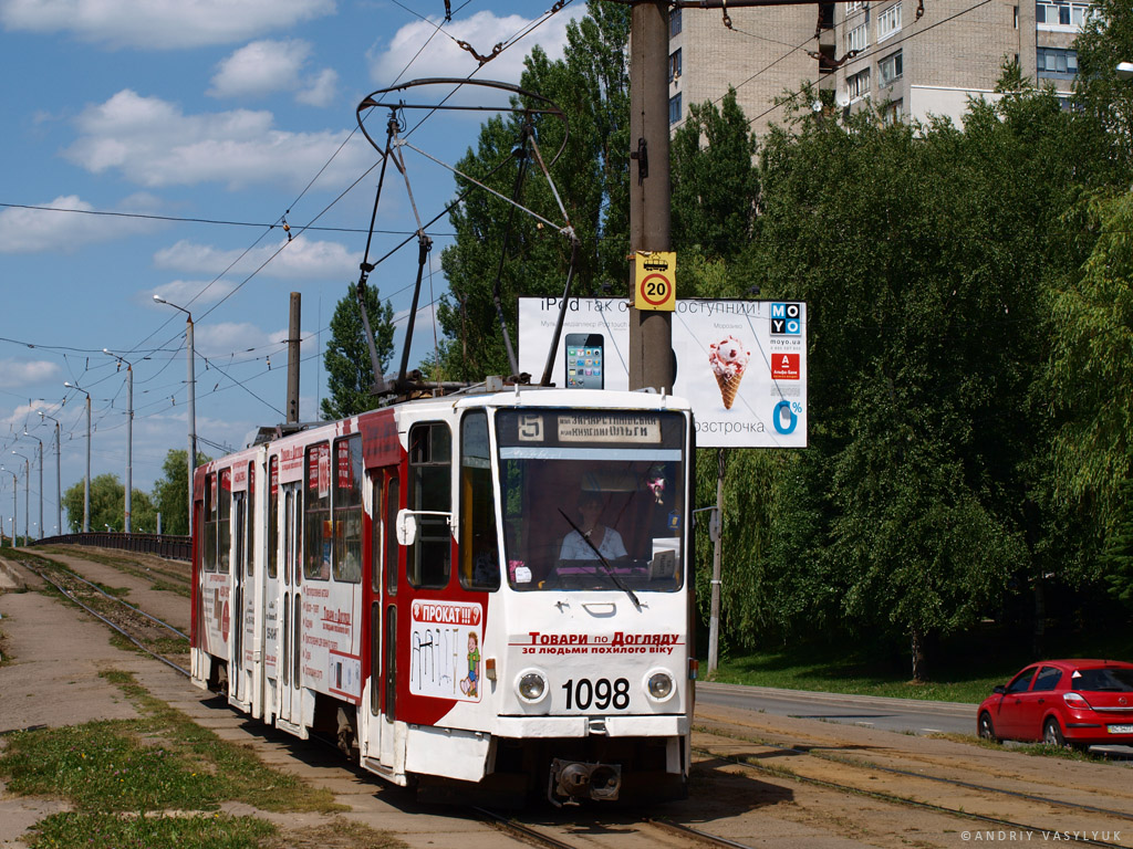 Львов, Tatra KT4SU № 1098