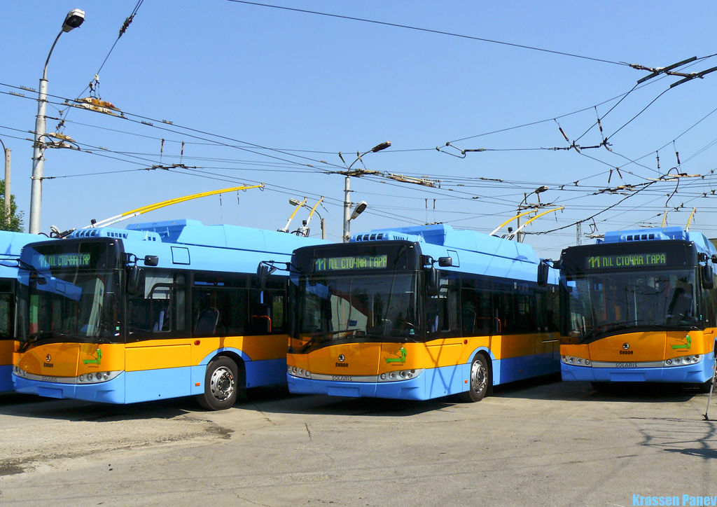 София — Официално представяне на Skoda 26Tr — 10.08.2010 г.; София — Съвместно тролейбусно и електробусно депо: [1] Искър