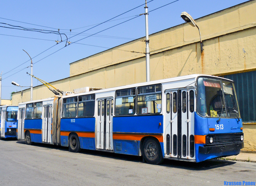 Sofia, Ikarus 280.92 č. 1513; Sofia — Historical —  Тrolleybus photos (1990–2010)