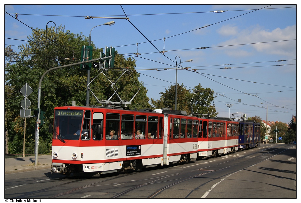 Эрфурт, Tatra KT4D № 528; Эрфурт — Тройники Tatra KT4D+KT4D+KT4D
