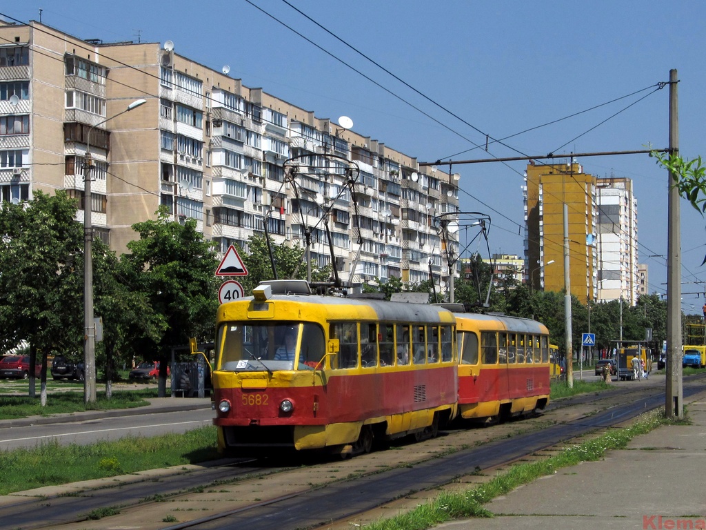 Киев, Tatra T3SU № 5682