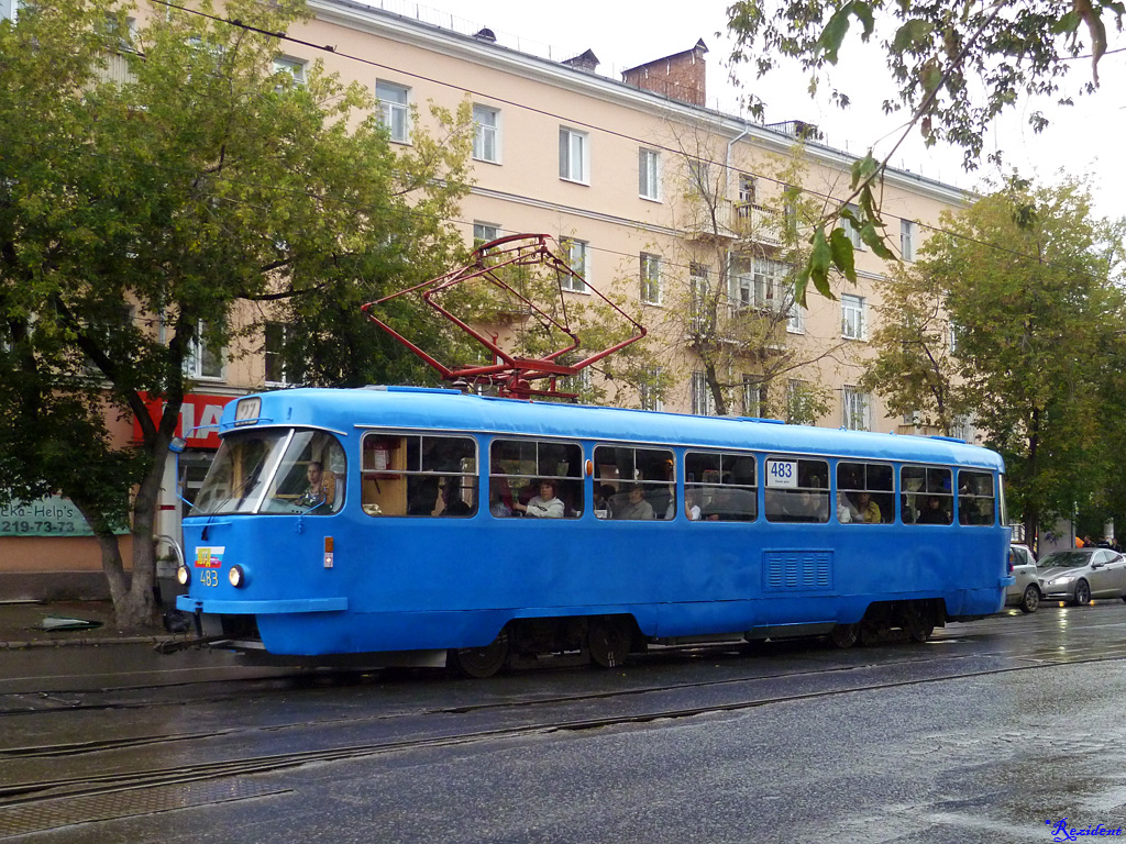 Екатеринбург, Tatra T3SU (двухдверная) № 483