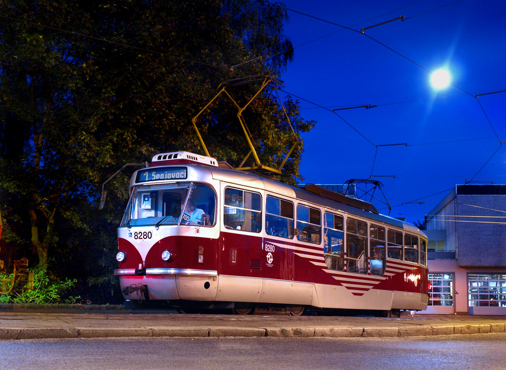 Прага, Tatra T3R.PLF № 8280