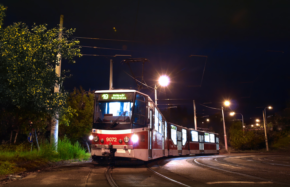 Прага, Tatra KT8D5R.N2P № 9072; Прага — Конечные пункты