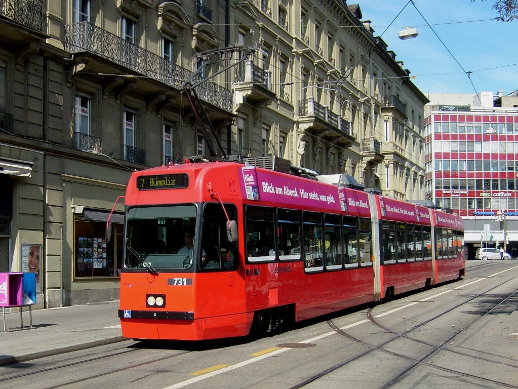 Берн, ACMV/ABB/Duewag Be 4/8 № 731