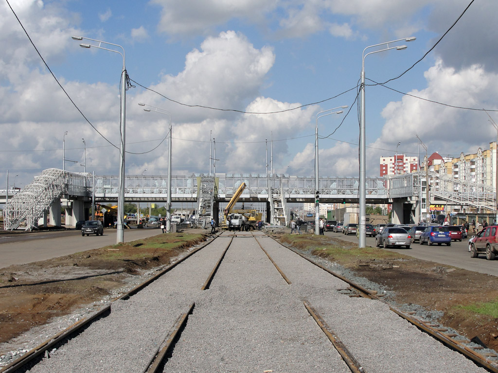 Казань — Реконструкции трамвайных линий