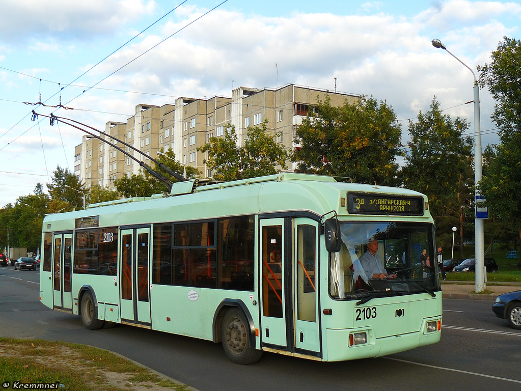 Минск, БКМ 32102 № 2103