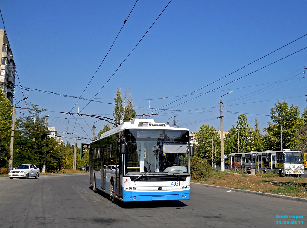 Crimean trolleybus, Bogdan T70110 # 4321