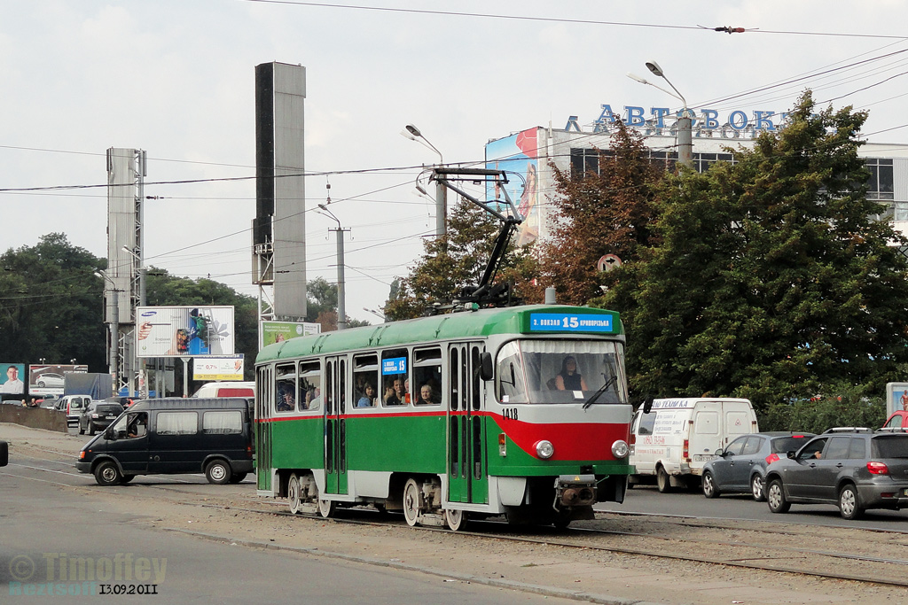 Днепр, Tatra T4DM № 1418