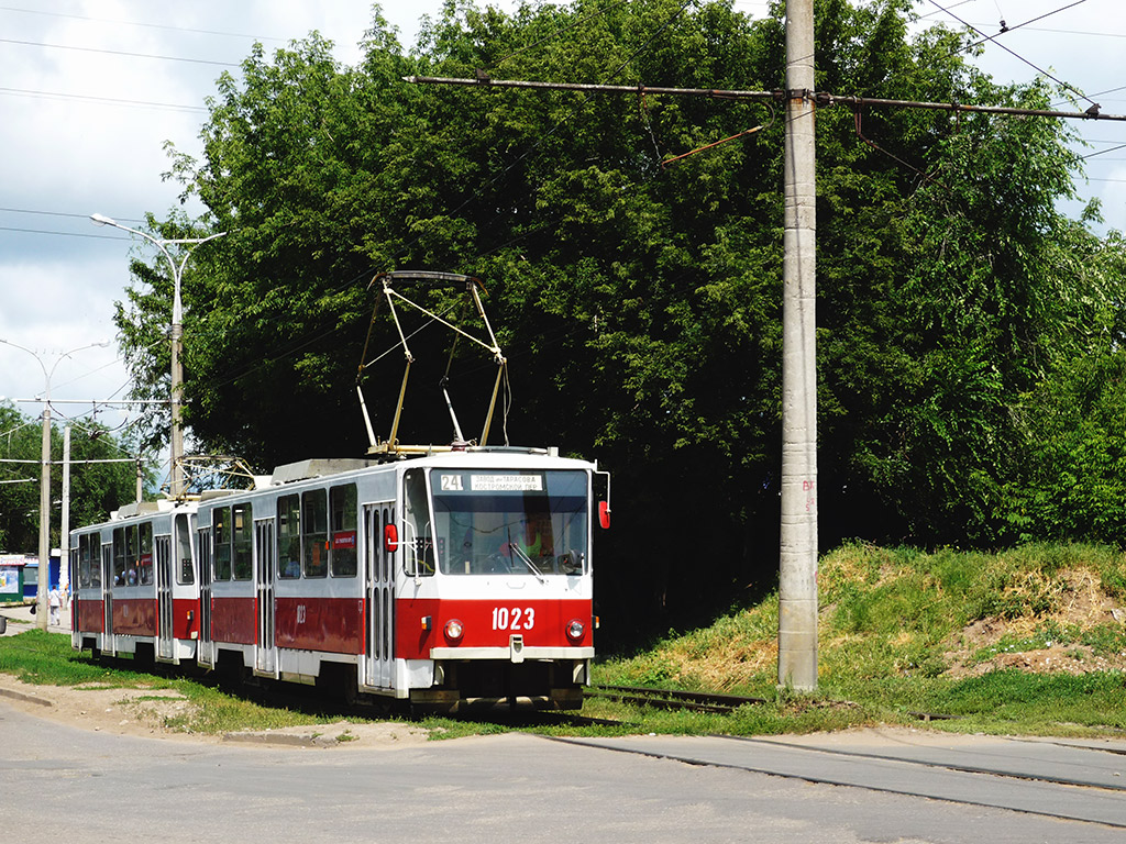 Самара, Tatra T6B5SU № 1023