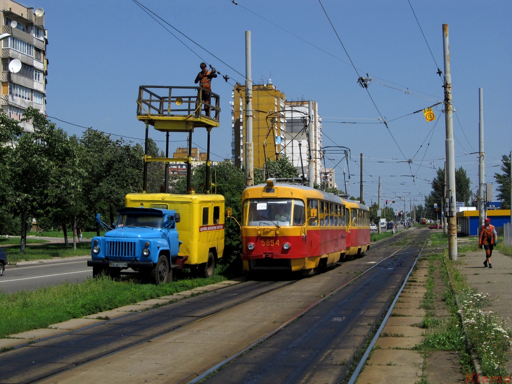 Киев, Tatra T3SU № 5654
