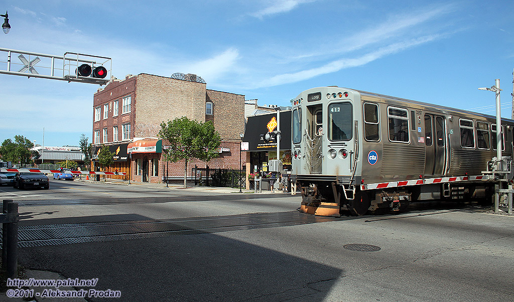 Чикаго, Morrison-Knudsen CTA 3200 Series № 3291; Чикаго — Chicago «L»