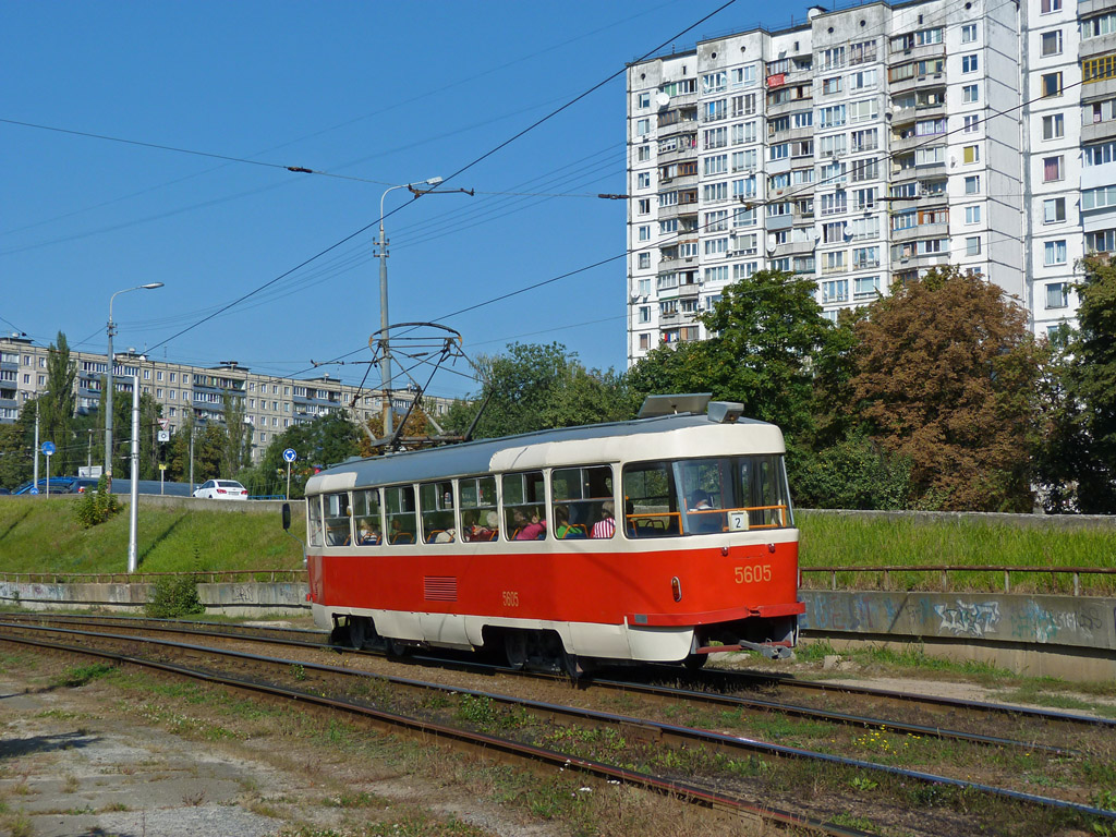 Киев, Tatra T3SU № 5605
