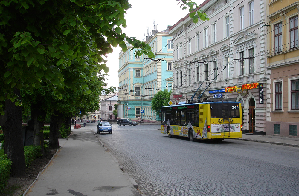 Черновцы, ЛАЗ E183D1 № 344