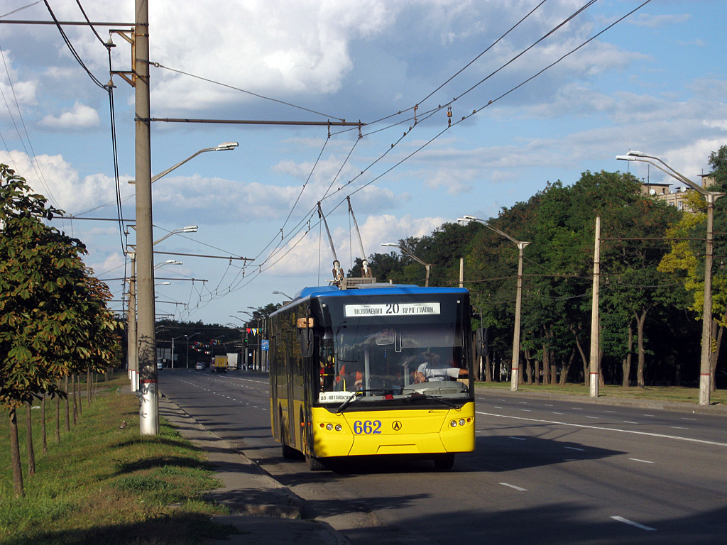 Кривой Рог, ЛАЗ E183D1 № 662