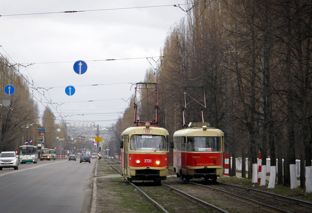 Нижний Новгород, Tatra T3SU № 2731; Нижний Новгород, Tatra T3SU № 2602