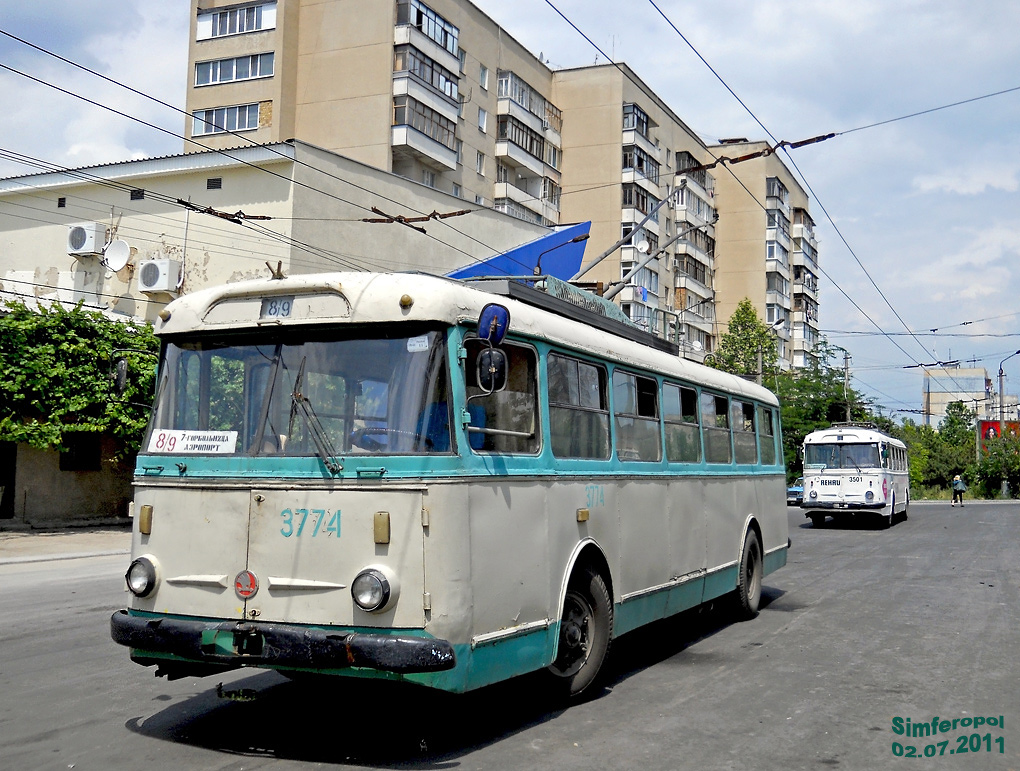 Trolleybus de Crimée, Škoda 9TrH27 N°. 3774