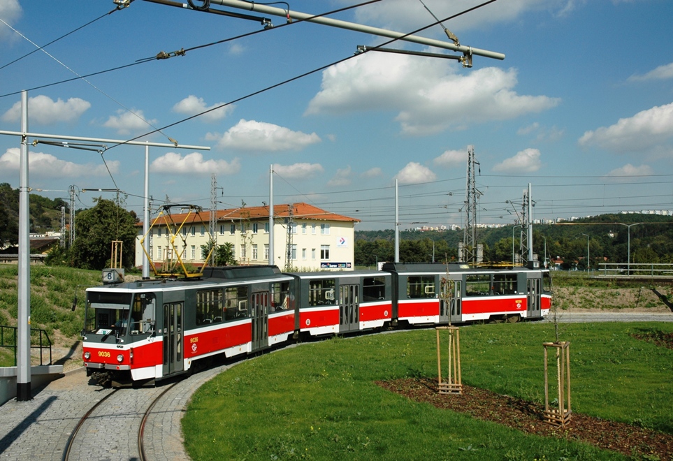 Прага, Tatra KT8D5 № 9036