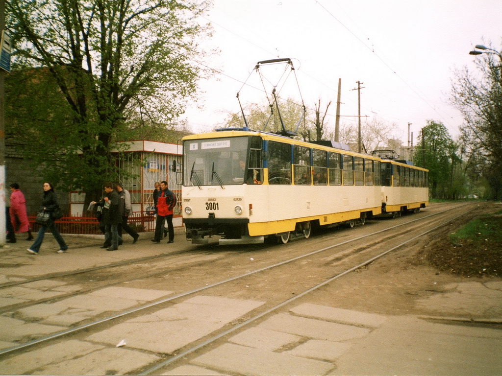 Днепр, Татра-Юг Т6Б5 № 3001