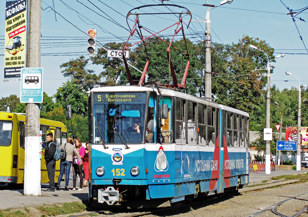Винница, Tatra KT4SU № 152