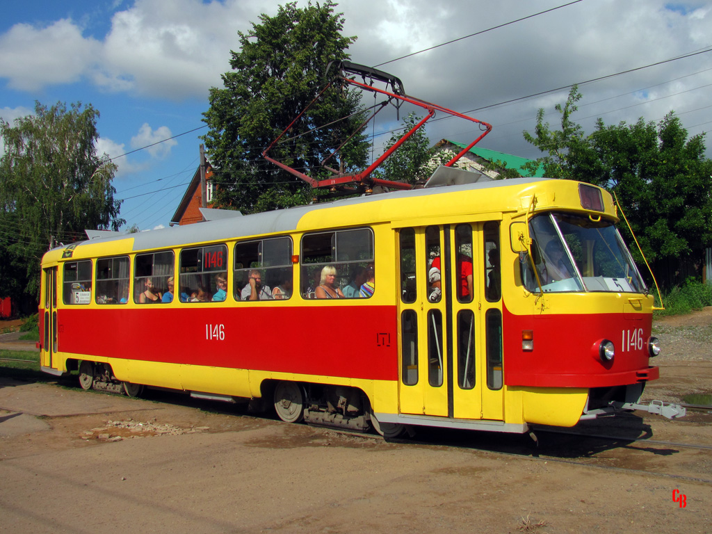 Ижевск, Tatra T3SU (двухдверная) № 1146