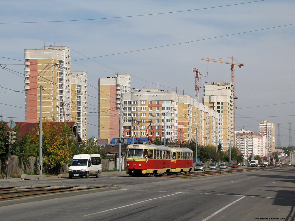 Єкатеринбург, Tatra T3SU (двухдверная) № 116