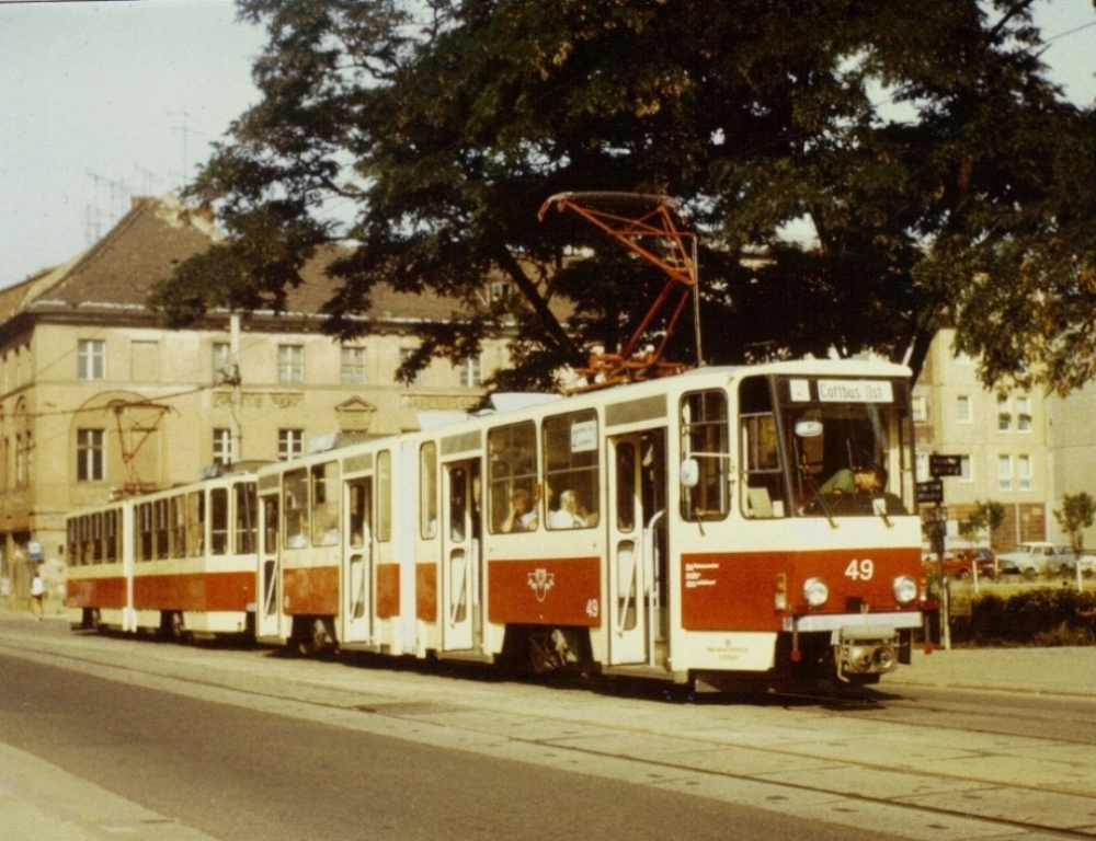 Cottbus, Tatra KT4D № 49; Cottbus — Old photos