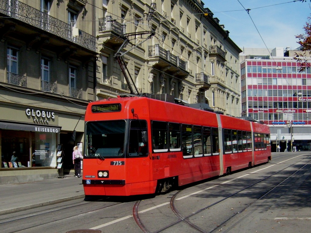 Берн, ACMV/ABB/Duewag Be 4/8 № 735