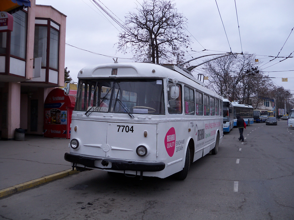Крымский троллейбус, Škoda 9TrH27 № 7704
