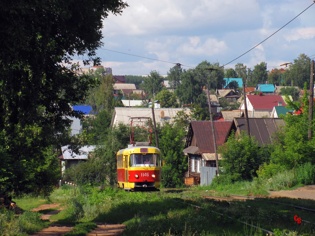 Ижевск, Tatra T3SU (двухдверная) № 1146