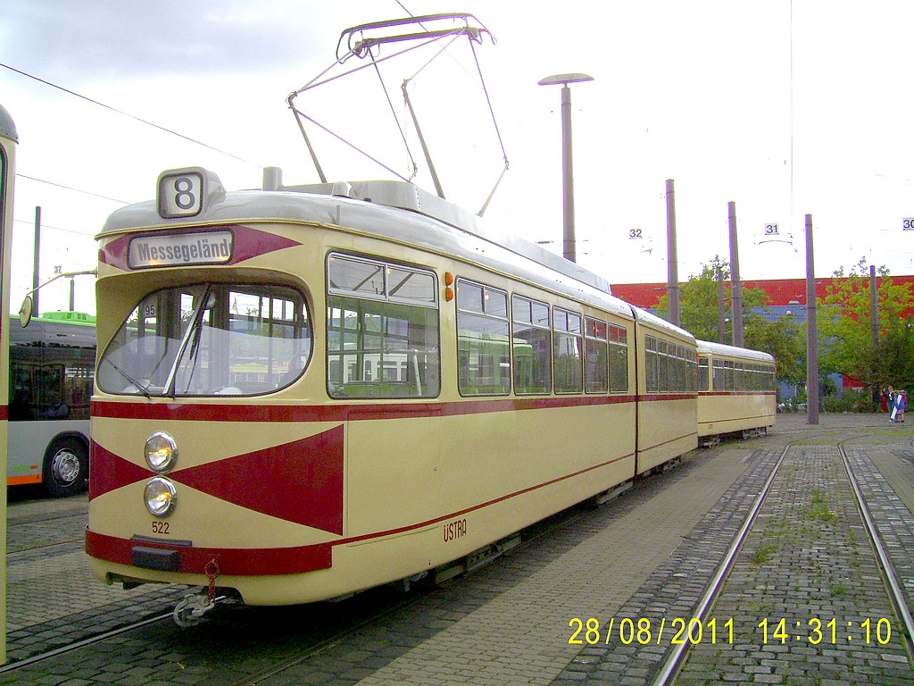 Hanover, Duewag GT6 Br. 522 Hanover, Duewag GT6 Br. 522