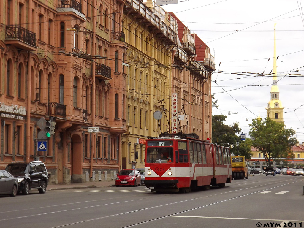 Санкт-Петербург, ЛВС-86К № 3474
