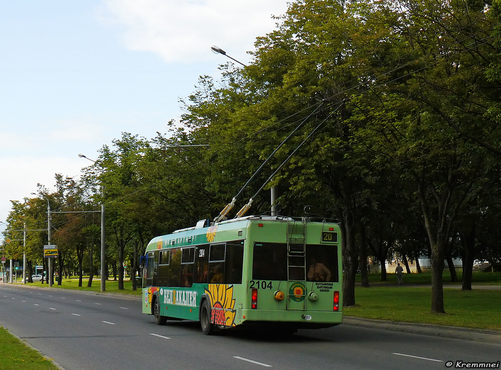 Минск, БКМ 32102 № 2104