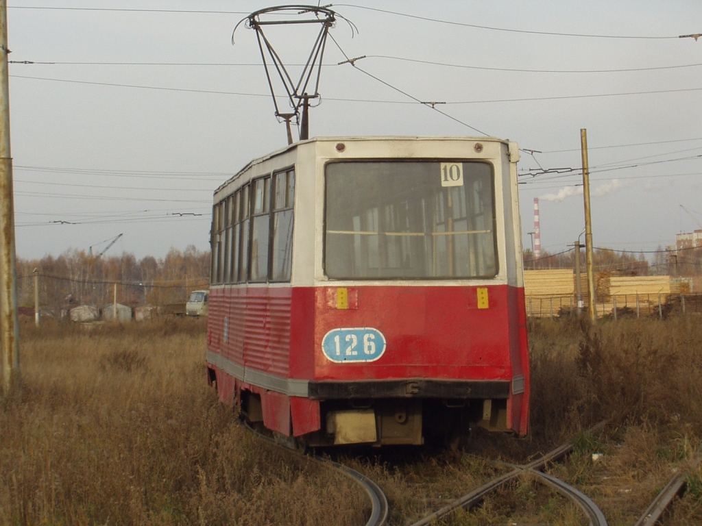 Омск, 71-605 (КТМ-5М3) № 126; Омск — Трамвайные линии — Левобережье / 10-й маршрут (демонтировано)