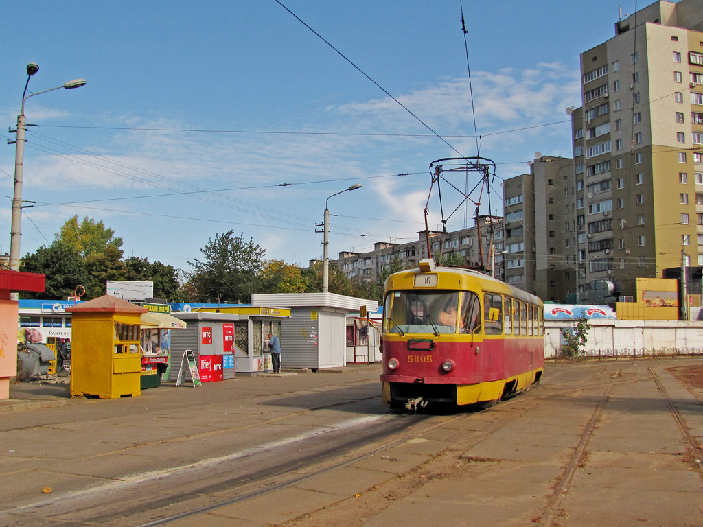 Киев, Tatra T3SU № 5805