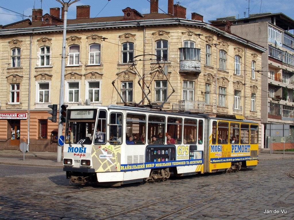Львов, Tatra KT4D № 1161