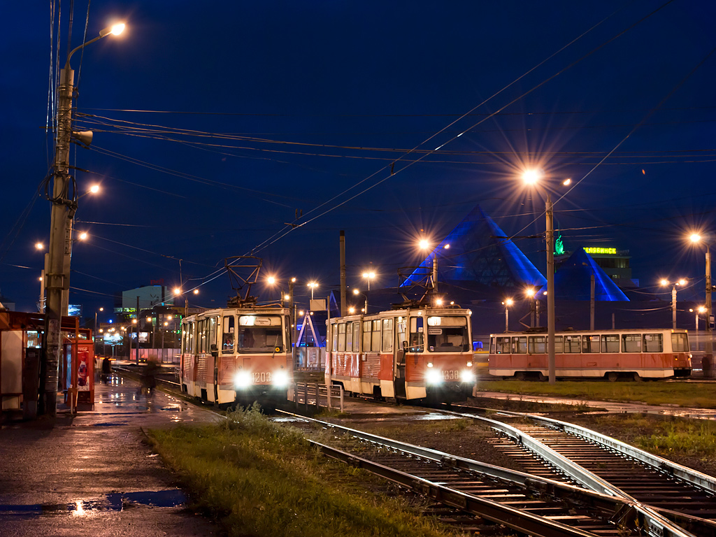 Челябинск, 71-605 (КТМ-5М3) № 1203; Челябинск, 71-605 (КТМ-5М3) № 1338; Челябинск — Разные фотографии