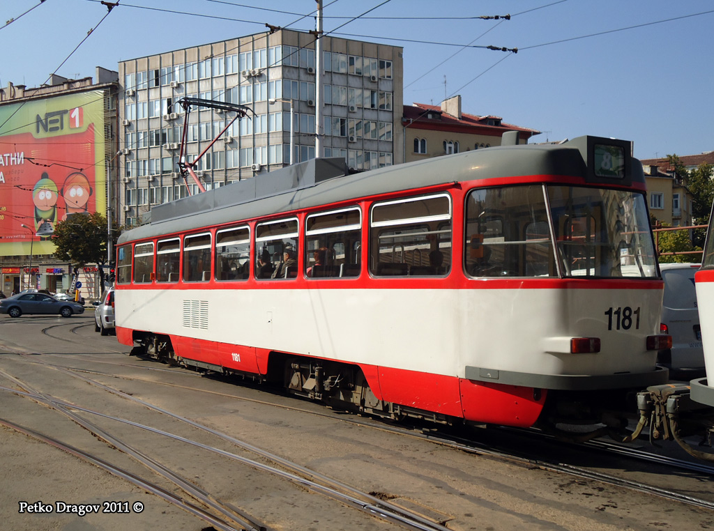 София, Tatra T4DC № 1181