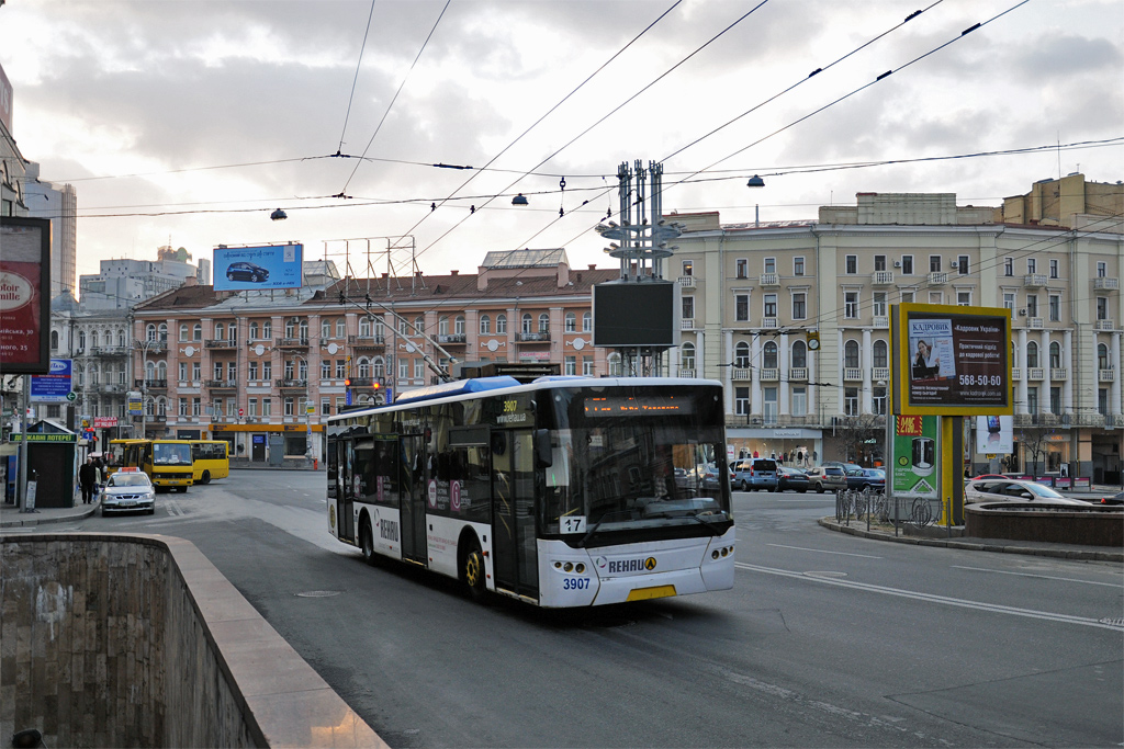 Киев, ЛАЗ E183D1 № 3907 Киев, ЛАЗ E183D1 № 3907