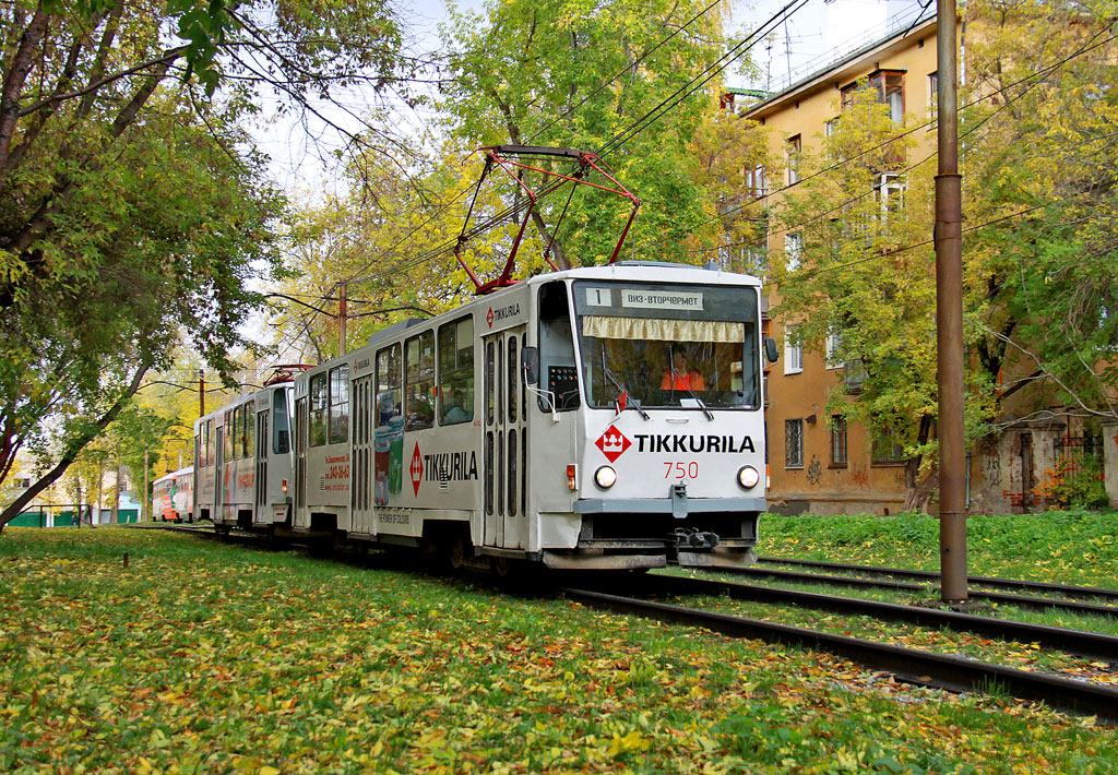 Екатеринбург, Tatra T6B5SU № 750