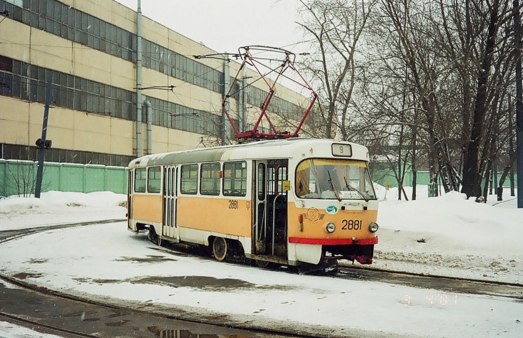 Moskva, Tatra T3SU Br. 2881 Moskva, Tatra T3SU Br. 2881