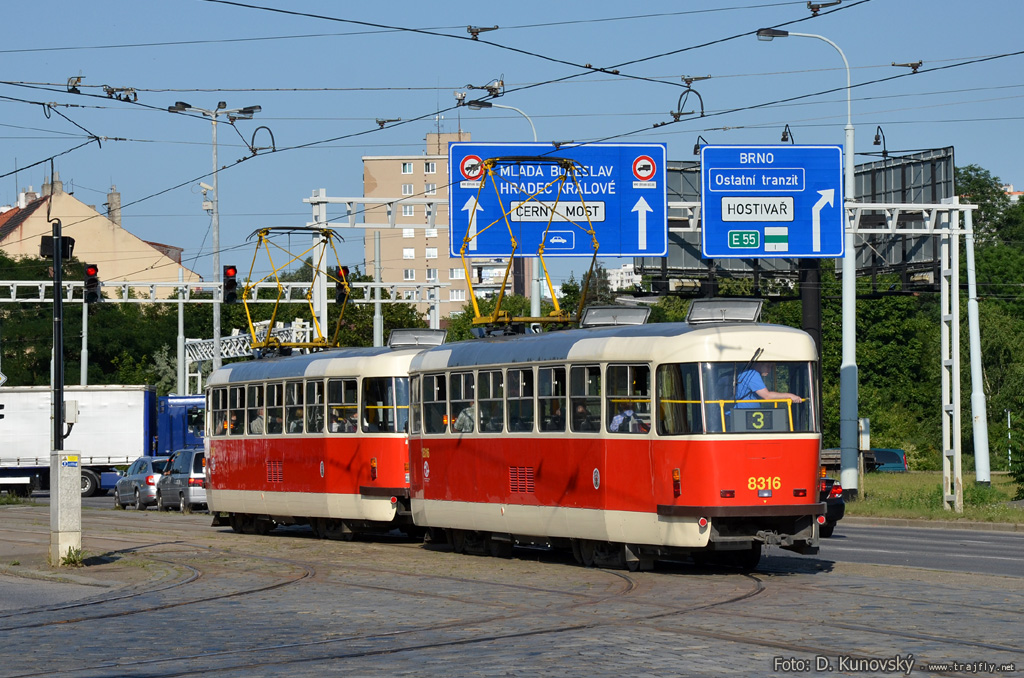 Прага, Tatra T3R.P № 8316 Прага, Tatra T3R.P № 8316
