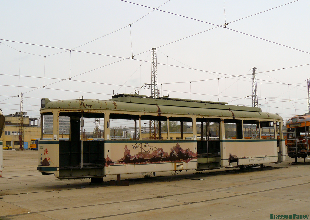 Sofia, Duewag T4 № 4202; Sofia — Scrapping of tram T6MD-1000, С6К and Duewag T4 — 12.04.2010
