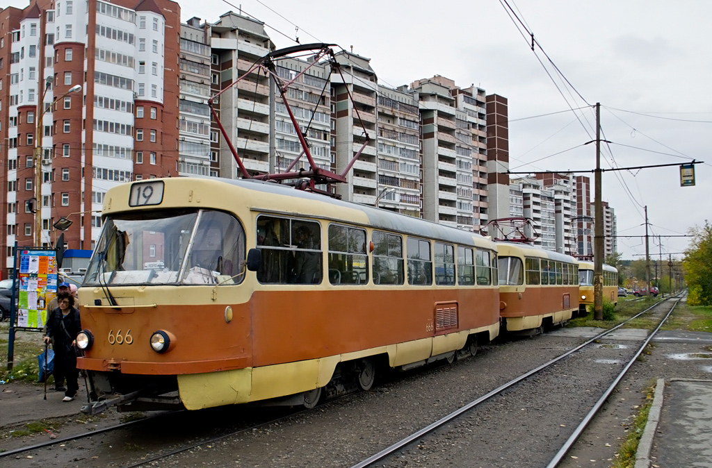 Екатеринбург, Tatra T3SU № 666