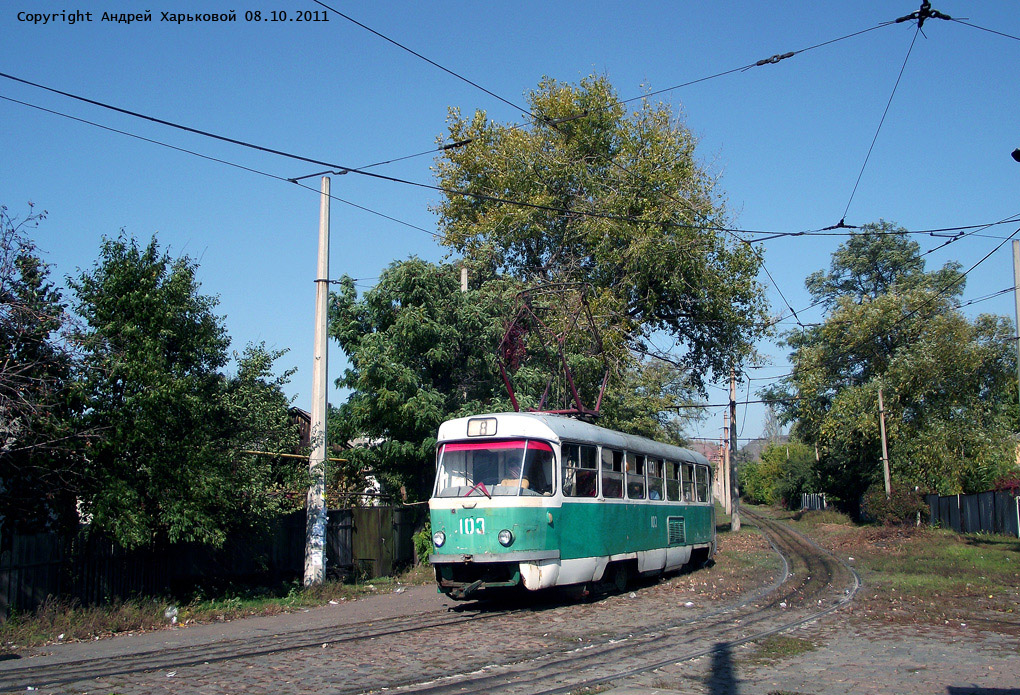 Донецк, Tatra T3SU № 103