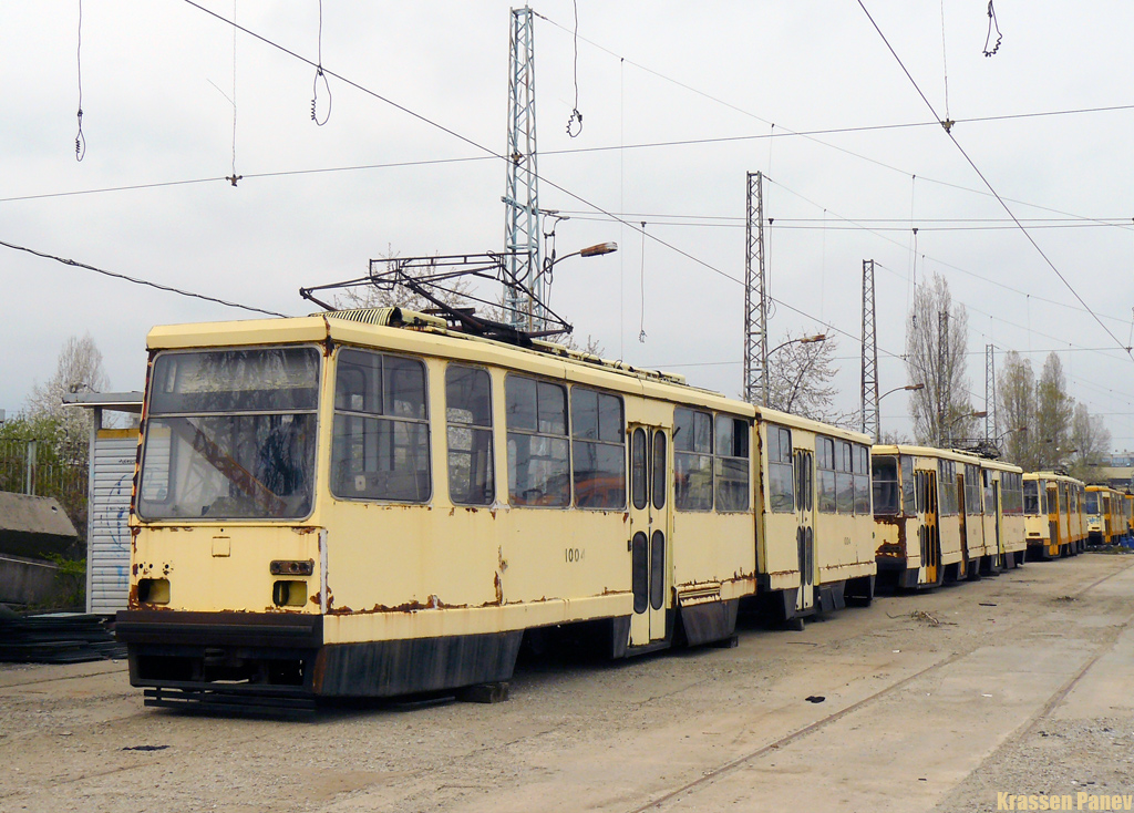 Sofia, C6K # 1004; Sofia — Scrapping of tram T6MD-1000, С6К and Duewag T4 — 12.04.2010