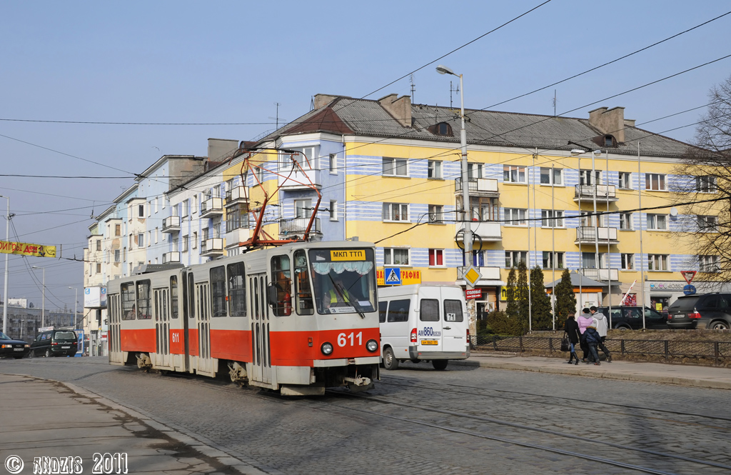 Калининград, Tatra KT4D № 611