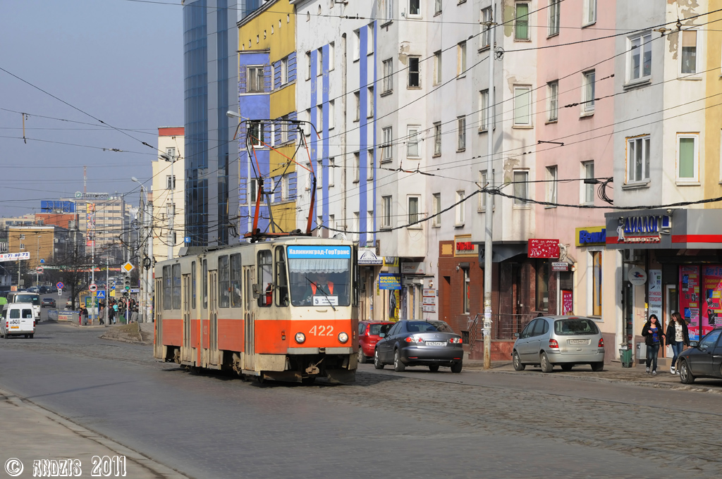 Калининград, Tatra KT4SU № 422